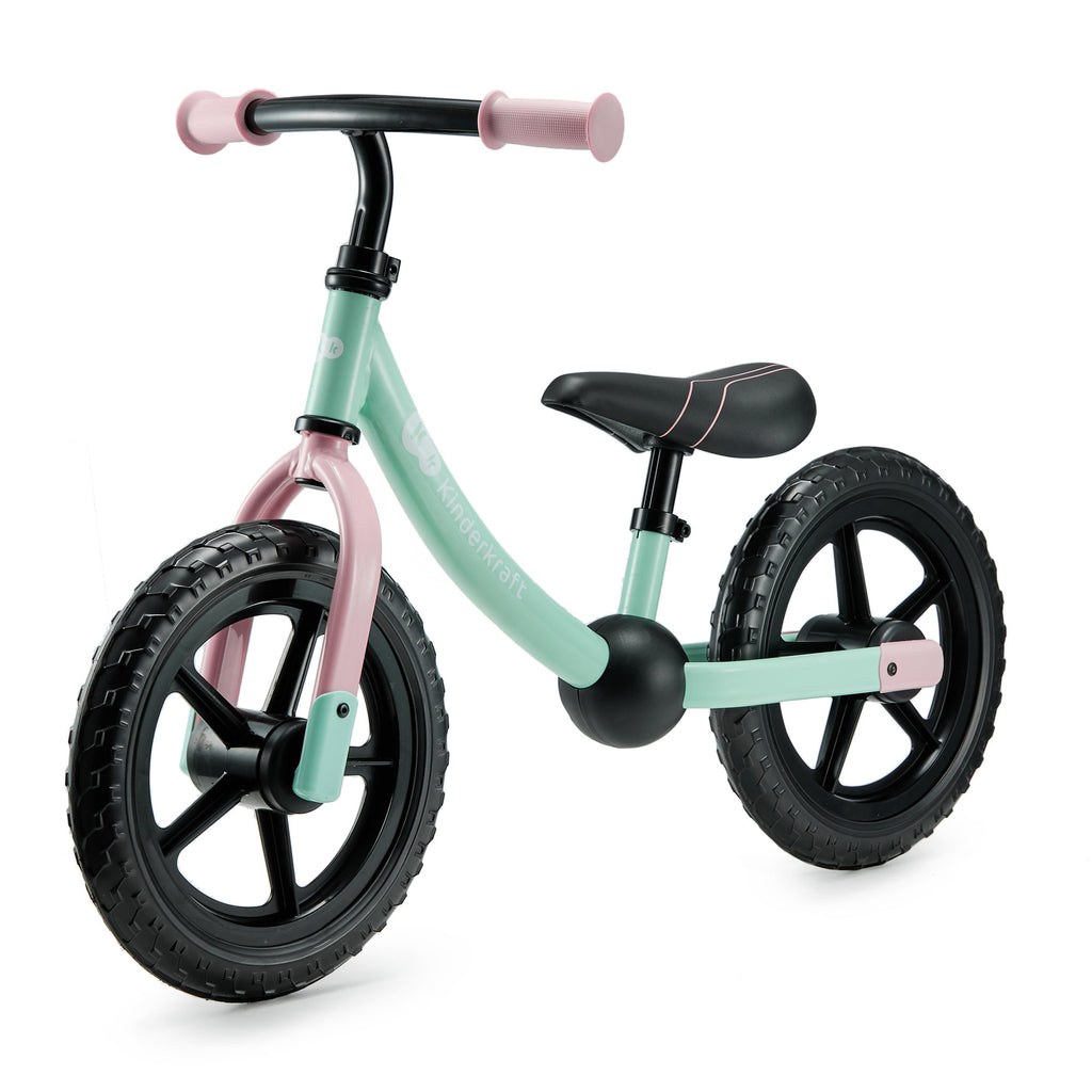 Kinderkraft колело за баланс 2WAY NEXT OFFROAD CANDY MINT - снимка 3