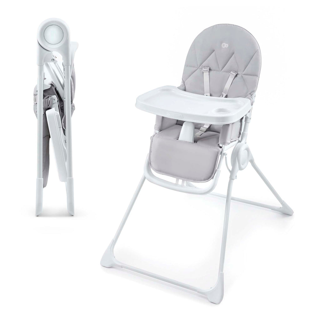 Kinderkraft BINCI столче за хранене LIGHT GREY - снимка 6