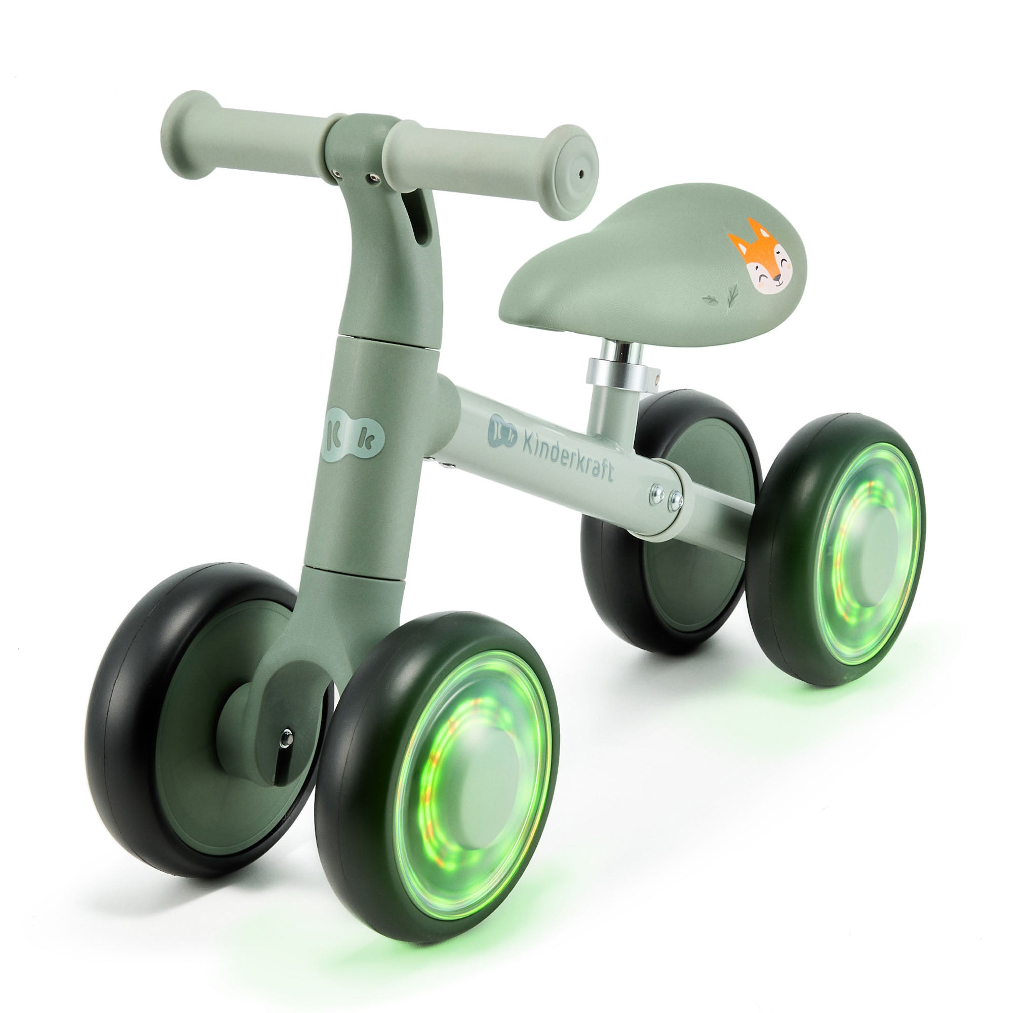 Kinderkraft CUTIE FLASH колело за баланс GREEN - снимка 10