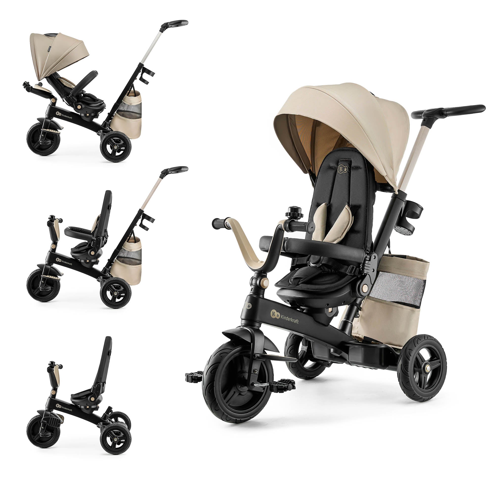 KinderKraft EASYTWIST бежова триколка KREASY00BEG0000 - снимка 6