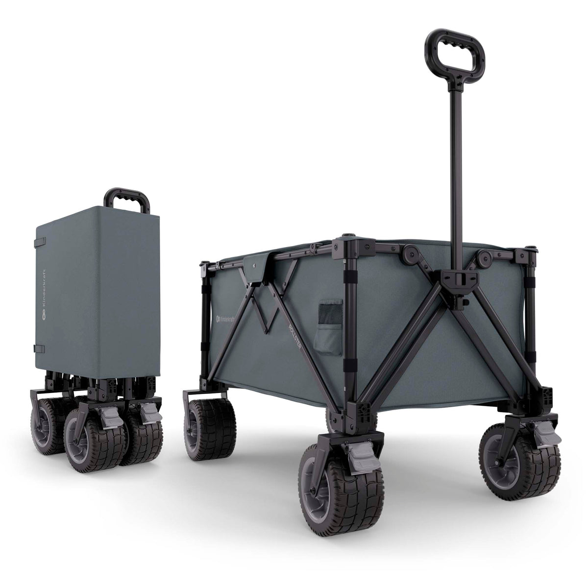 Kinderkraft Rollster сгъваема количка за деца ANTHRACITE
