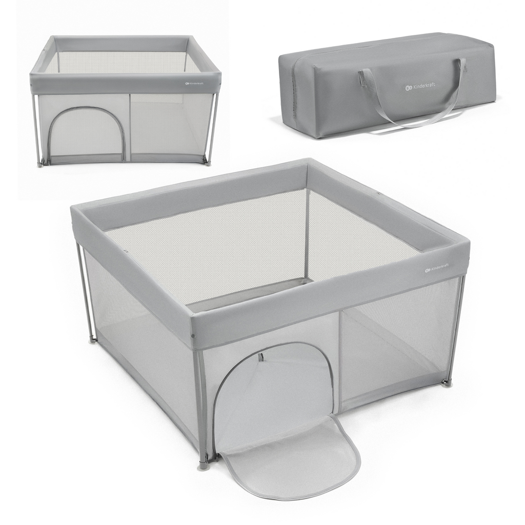 Kinderkraft ZIKI кошара за игра GREY - снимка 6