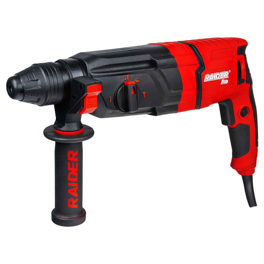 Перфоратор 900W 2.8kg 28mm 3,2J 4функции ABC куфар RAIDER PRO RDP-HD60 – Raider Power Tools