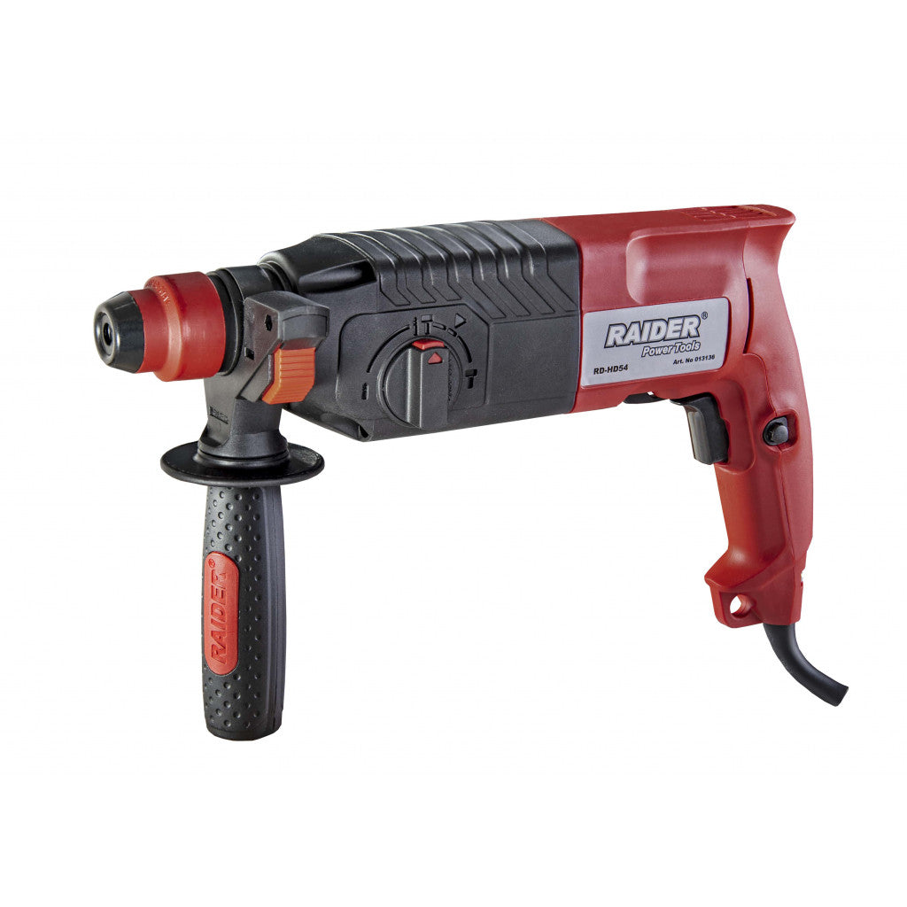 Перфоратор 750W 2.2kg 26mm 3 функции рег. обороти RAIDER RD-HD54 – Raider Power Tools