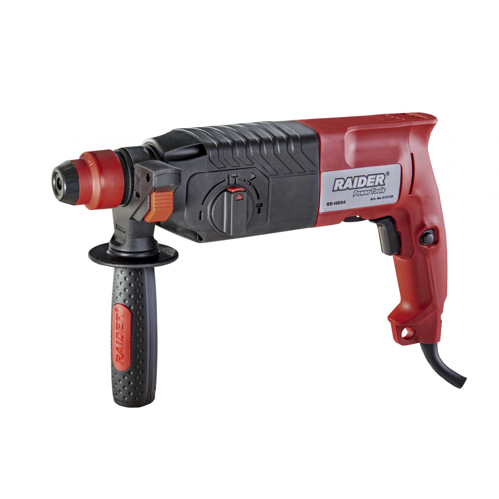 Перфоратор 750W 2.2kg 26mm 3 функции рег. обороти RAIDER RD-HD54