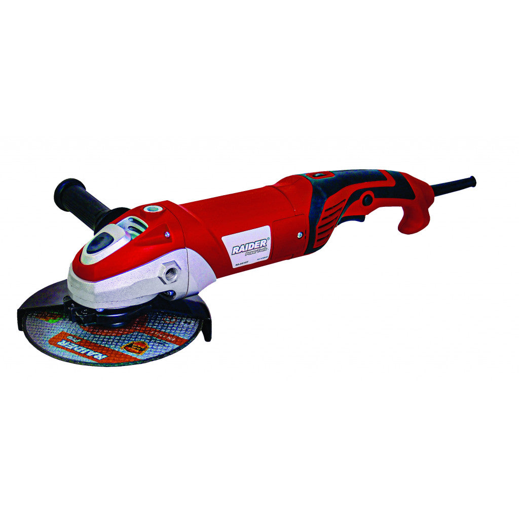 Ъглошлайф 180mm 1400W плавен старт рег. обороти RAIDER RD-AG10T – Raider Power Tools