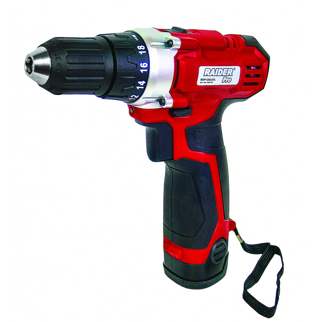 Бормашина акум. Li-ion 12V 2-ск. 2000mAh 1h 25Nm RAIDER PRO RDP-CDL03L Raider Pro - BGShopping.net