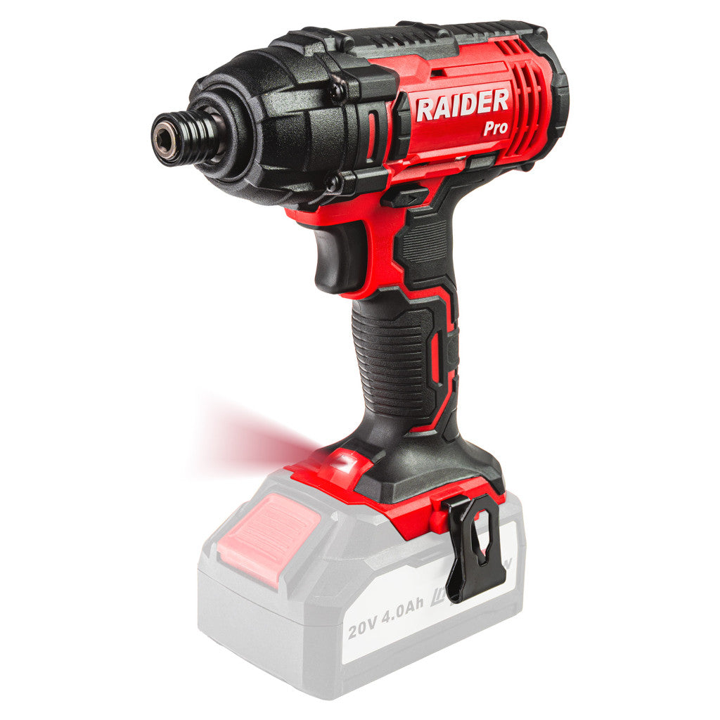 R20 Винтоверт ударен акум. Li-ion 1/4" 180Nm Solo RAIDER PRO RDP-SHID20 – Raider Pro