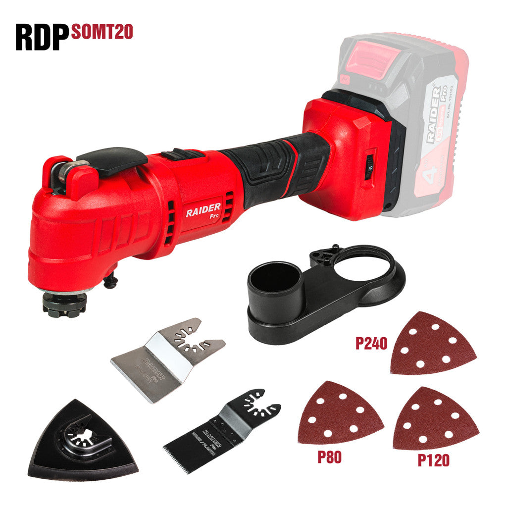 R20 Многофункционален инстр. акум. Li-ion 3° RAIDER PRO RDP-SOMT20 – Raider Pro