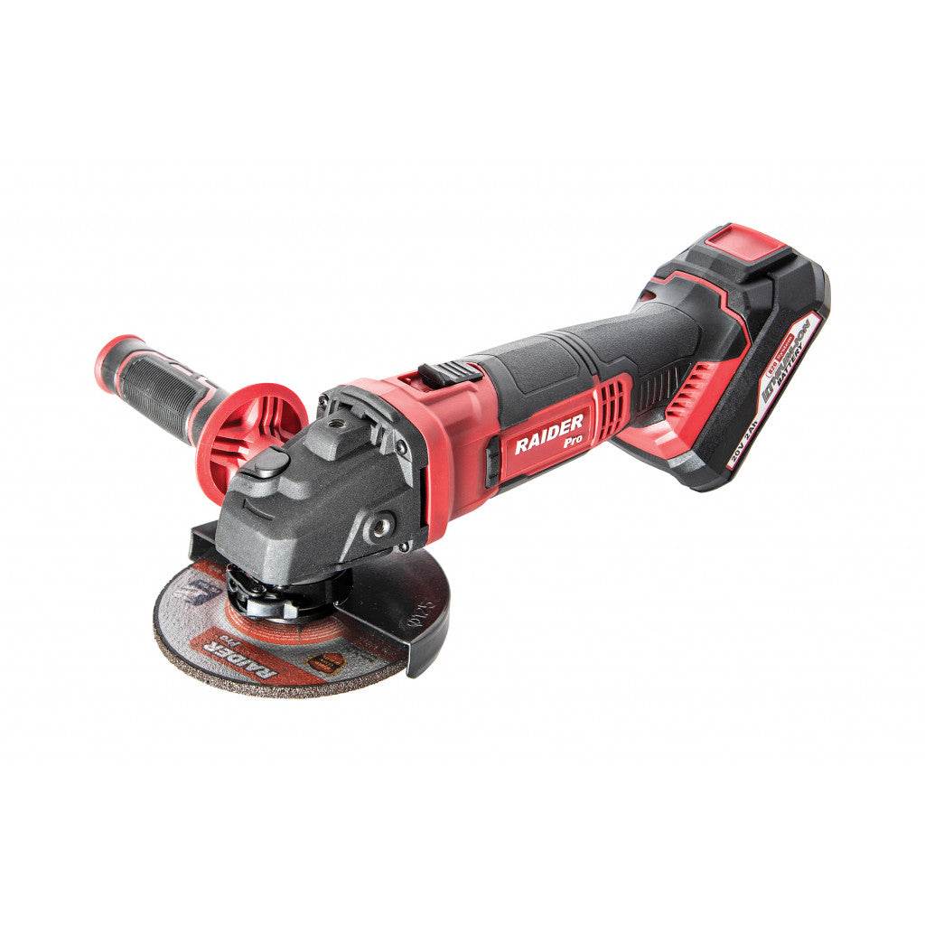 R20 Ъглошлайф акум. ø125mm 10000min-1 20V RAIDER PRO RDP-SAG20 Set Raider Pro - BGShopping.net