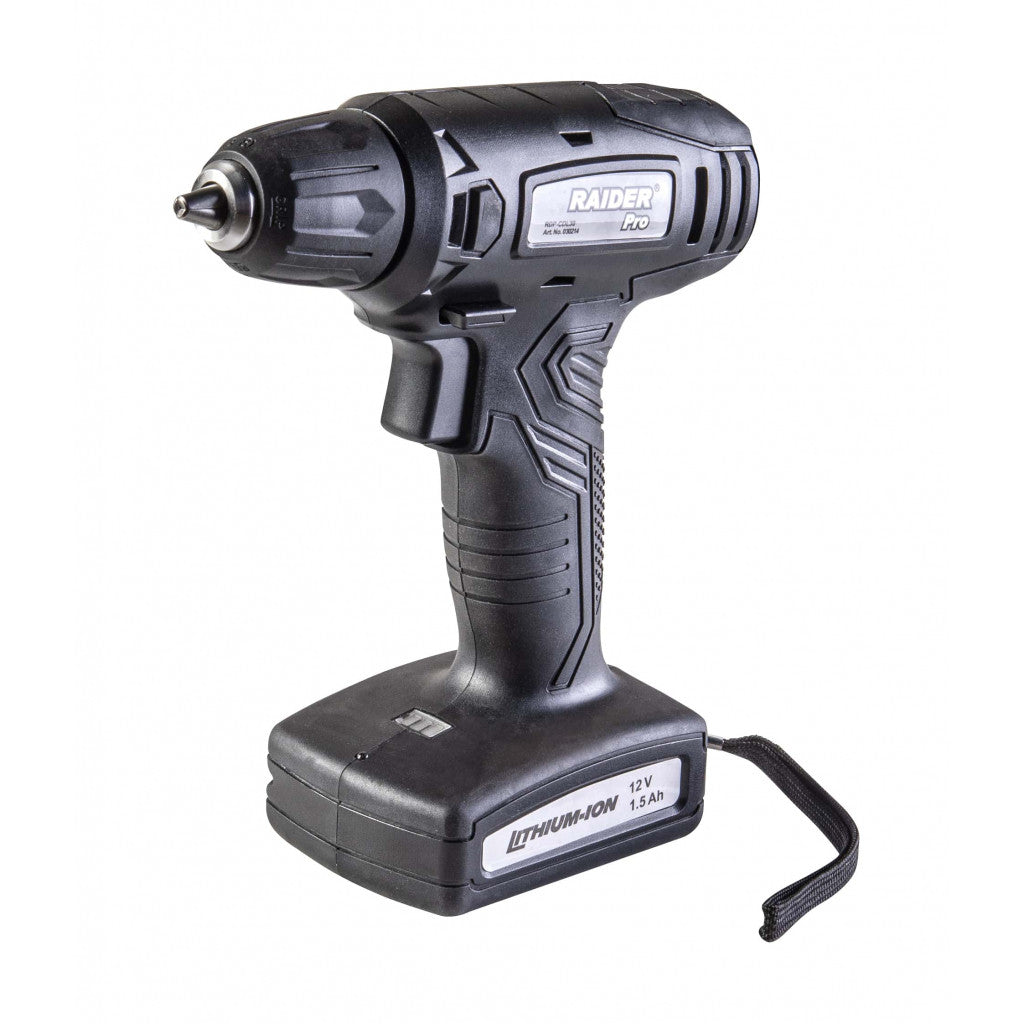 Бормашина акум. Li-ion 12V 1.5Ah 26Nm RAIDER PRO RDP-CDL30 Black – Raider Pro