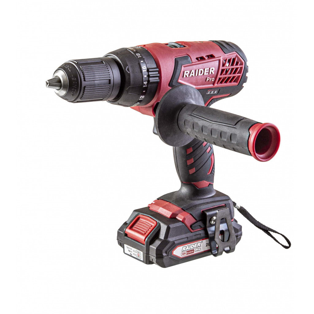 R20 Бормашина акум. 2-ск. 13mm 50Nm 20V 2x2Ah 1h RAIDER PRO RDP-SCDI20S Raider Pro BGShopping.net