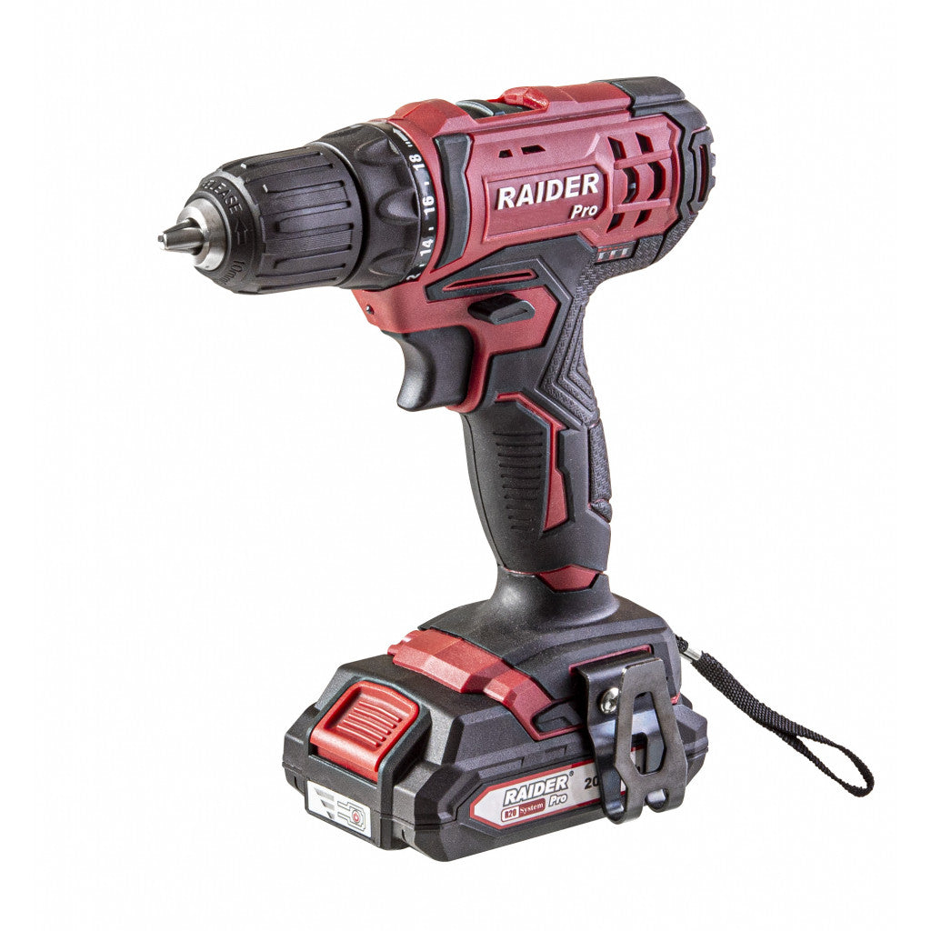 R20 Бормашина акум. 2-ск. 10mm 44Nm 20VRAIDER PRO RDP-SCD20S Raider Pro - BGShopping.net