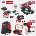 R20 Комплект 2 машини 2Ah 4Ah + 3 RDP-BXS2 – Raider Pro