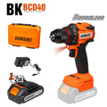 Бормашина безчеткова 18V 2-ск. 10mm 40Nm 2Ah Case BK-BCD40 – Baukraft