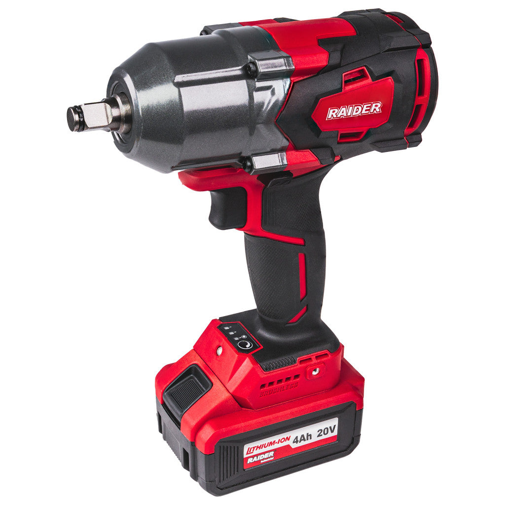 Гайковерт ударен безч. 20V 3-ск.4Ah 700Nm1/2"куфар RAIDER INDUSTRIAL RDI-IBW05 – Raider Industrial