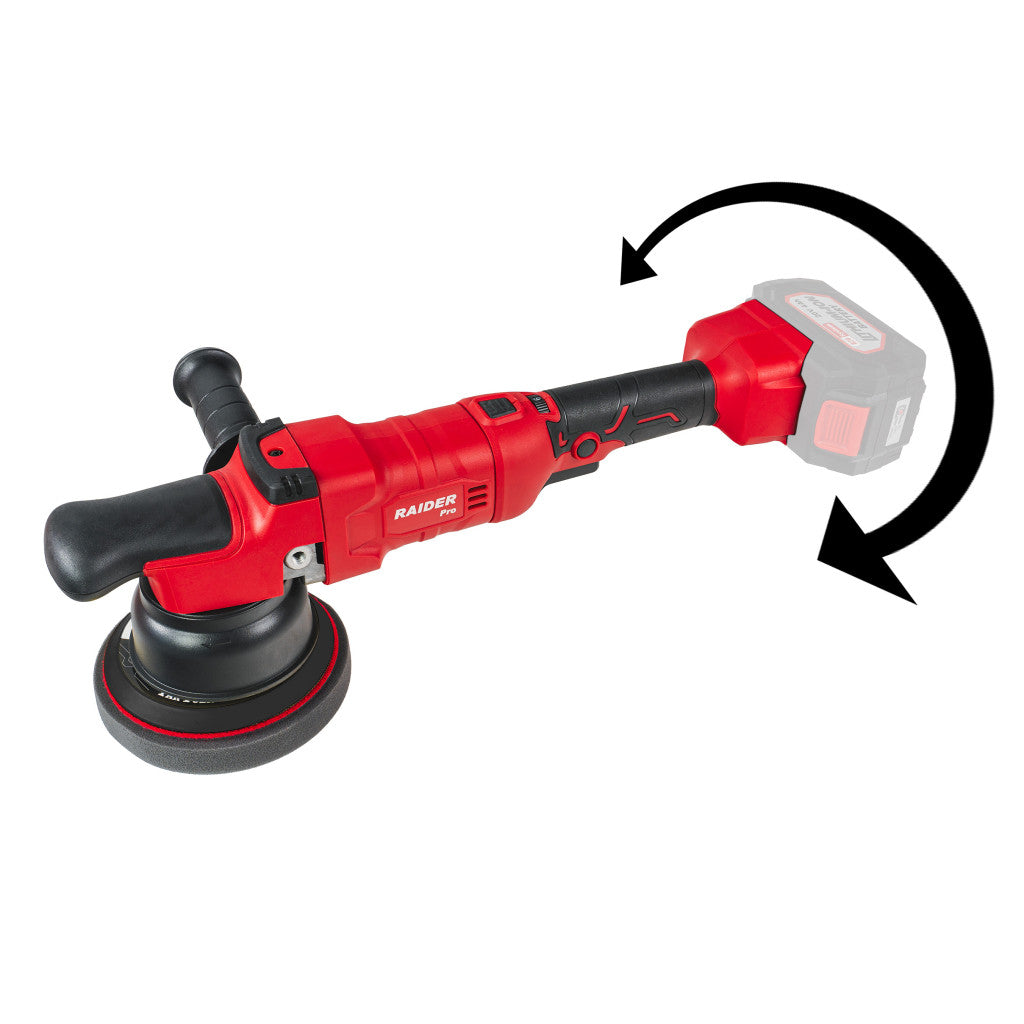 R20 Полирмашина безчеткова Dual Action Ø125mm Solo RAIDER PRO RDP-JPC20 – Raider Pro