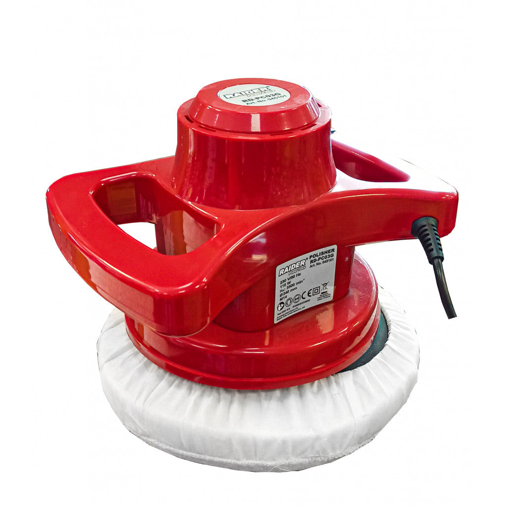 Полирмашина ø240mm 110W 3100min-1 RAIDER RD-PC03 – Raider Power Tools