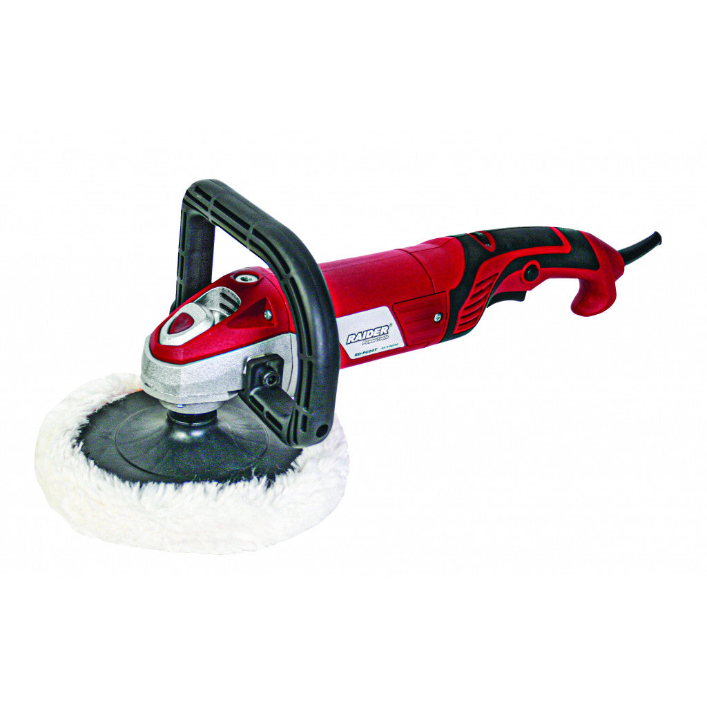 Полирмашина ø180mm 1200W 300-3000min-1 RAIDER RD-PC04T – Raider Power Tools