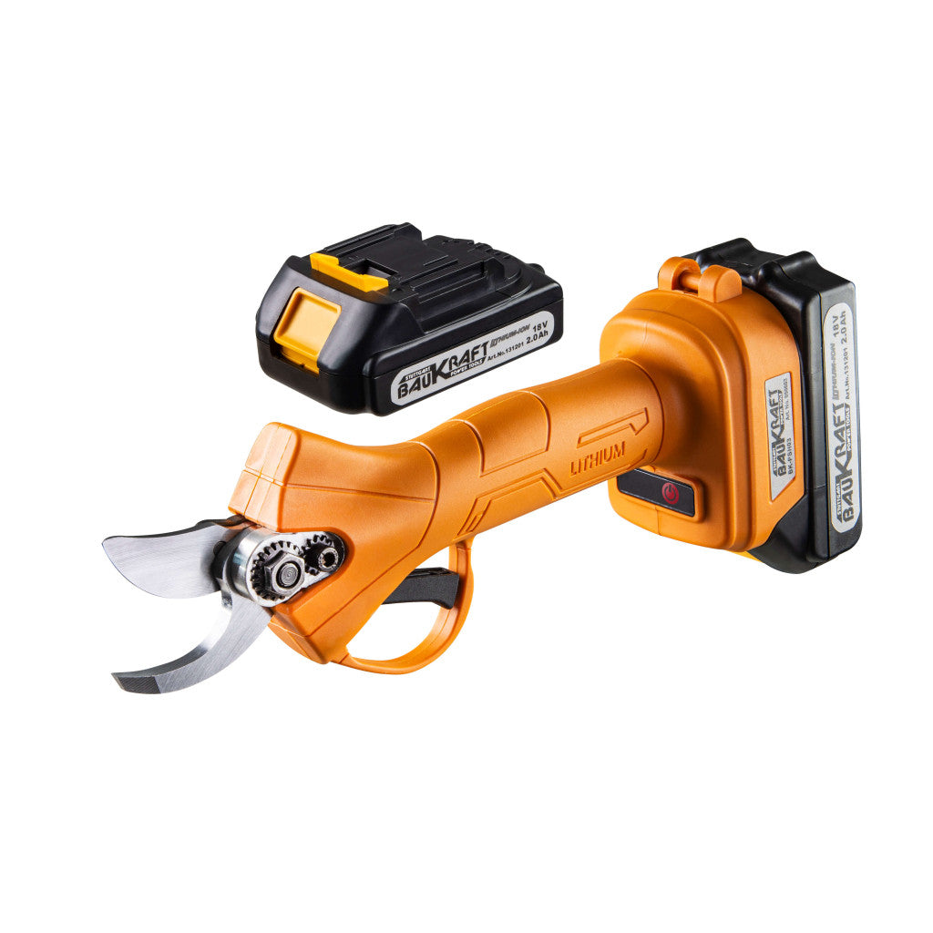 Ножица лозарска акум. безчет. 18V 2x2Ah 25mm в куф. BAUKRAFT BK-PSH03 – Baukraft