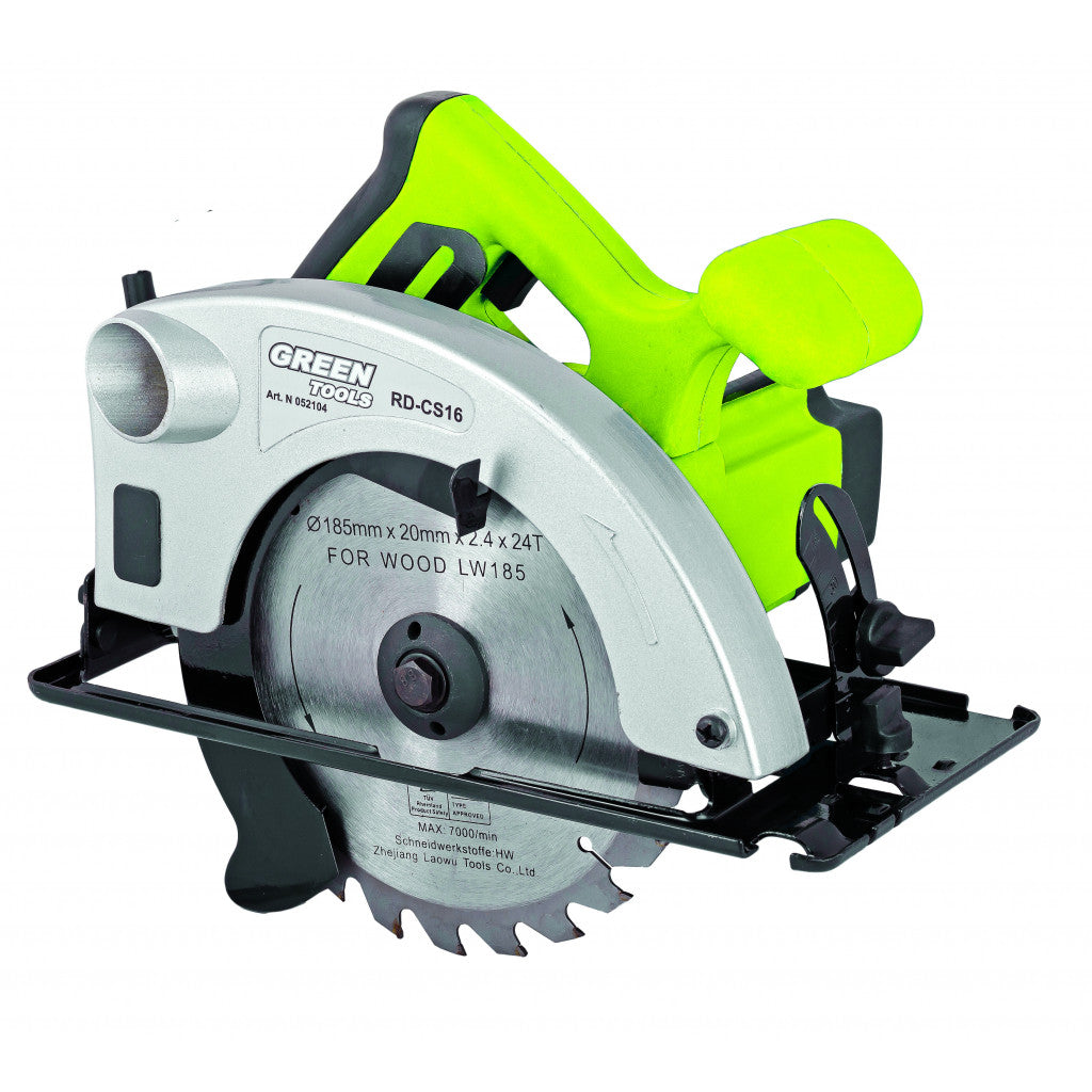 Циркуляр ръчен ø185mm 1200W RD-CS16 GT – Green Tools