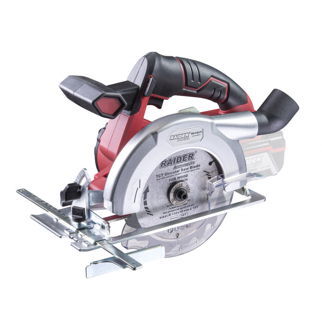 Циркуляр акум. Li-ion 18V ø150x16mm 4200min-1 Solo RAIDER RD-CSL01 – Raider Power Tools