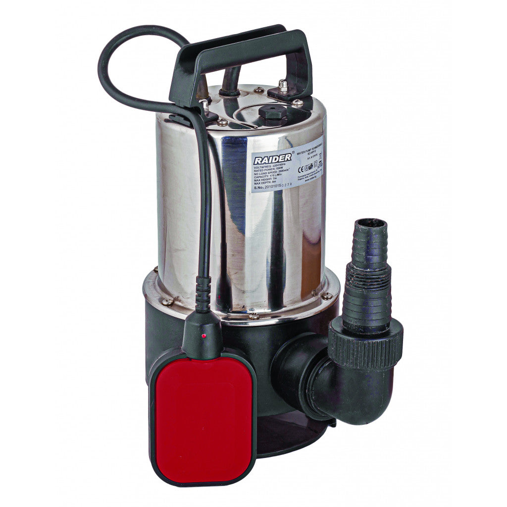 Помпа водна потоп. 550W 1" max 175L/min RAIDER RD-WP12 Raider Garden Tools - BGShopping.net