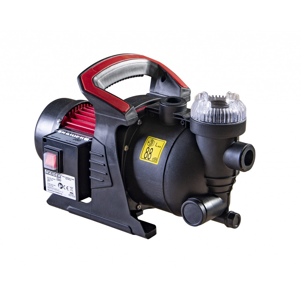 Помпа водна 600W 1" max 50L/min 35m с воден филтър RAIDER PRO RDP-WP44 – Raider Pro