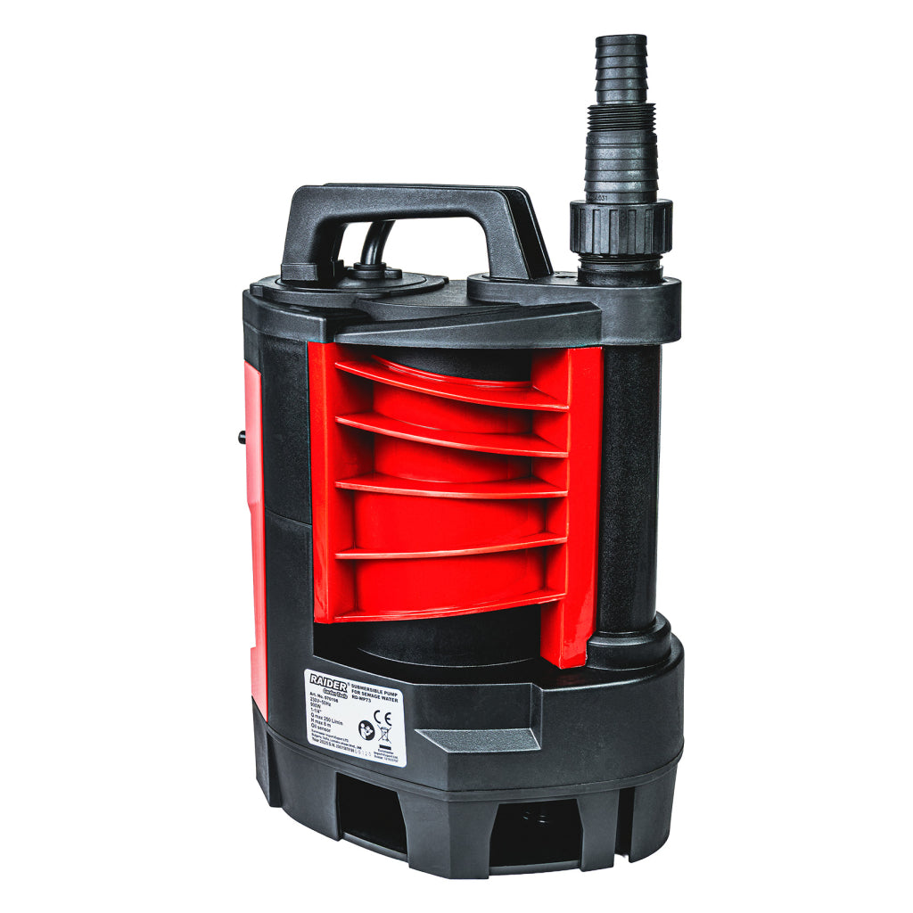 Помпа водна потопяема 900W 250L/min 8m 30mm сензор RD-WP73