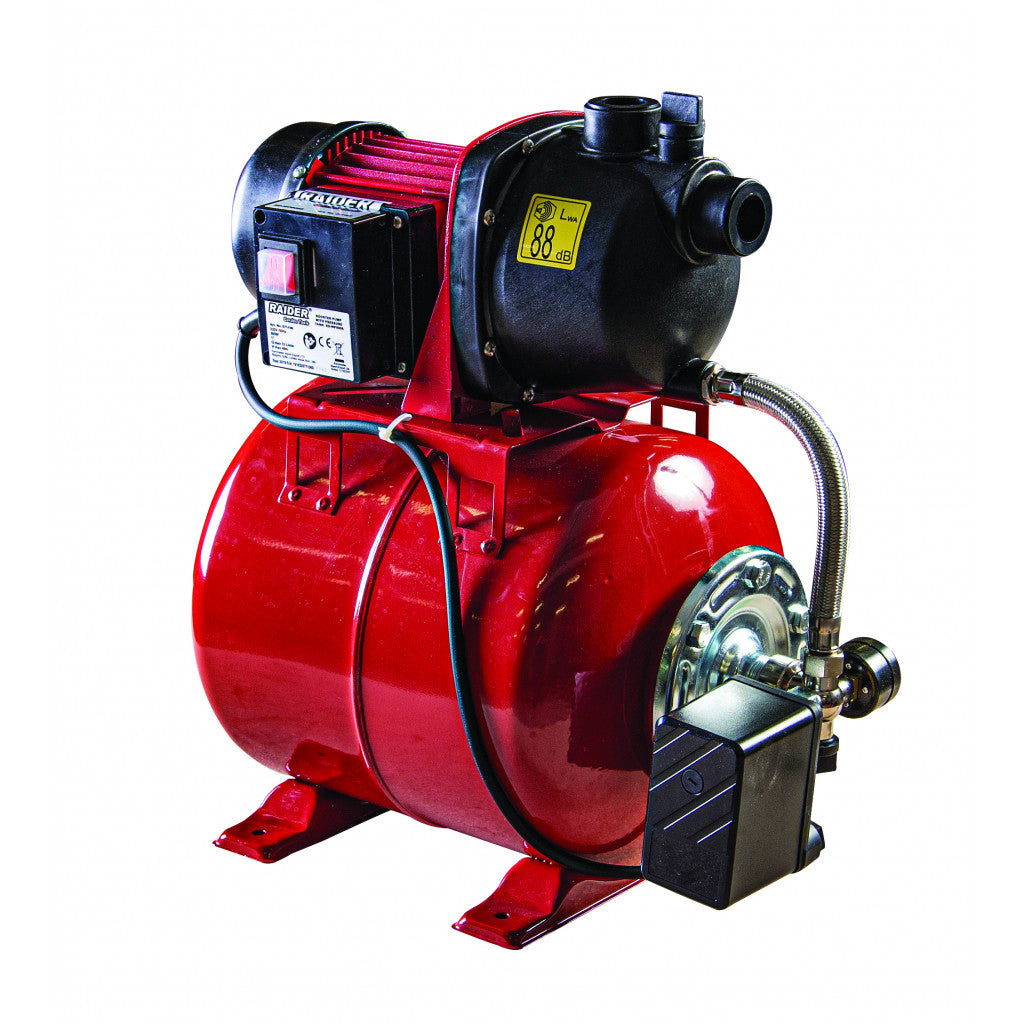 Хидрофор 800W 1" max 53L/min 3bar 40m RAIDER RD-WP800S Raider Garden Tools BGShopping.net
