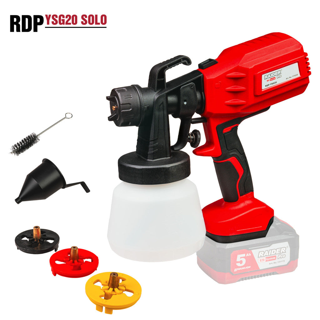 R20 Пистолет за боя Ø1,5 2,0 2,5mm 0,8L Solo RDP-YSG20 – Raider Pro