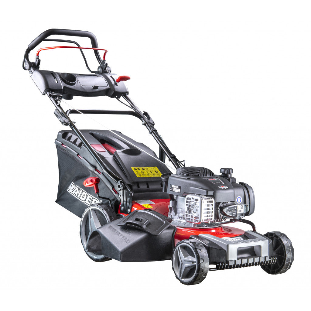 Косачка бенз. самоход 1.7kW 46cm 18" 60L 1600m2 RAIDER RD-GLM05W – Raider Garden Tools