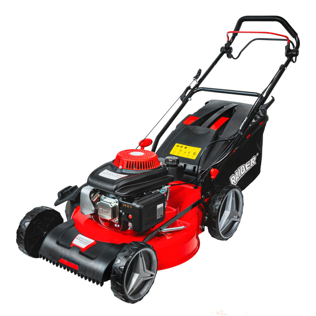 Косачка бенз. самоход 196cc 4.85kW 4в1 3800m2 RD-GLM23 – Raider Garden Tools