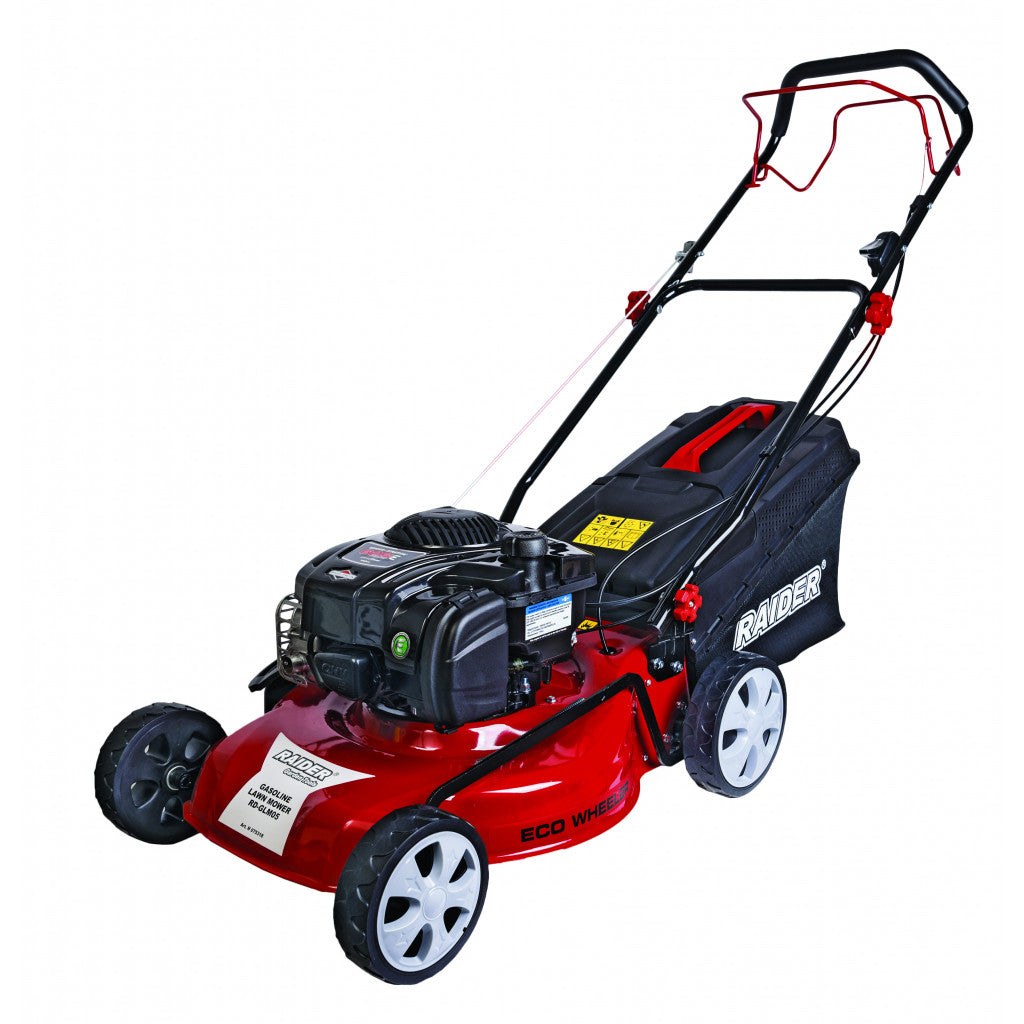 Косачка бенз. самоход B&S 125cc 1.7kW 46cm 60L 4в1 RAIDER RD-GLM05W – Raider Garden Tools