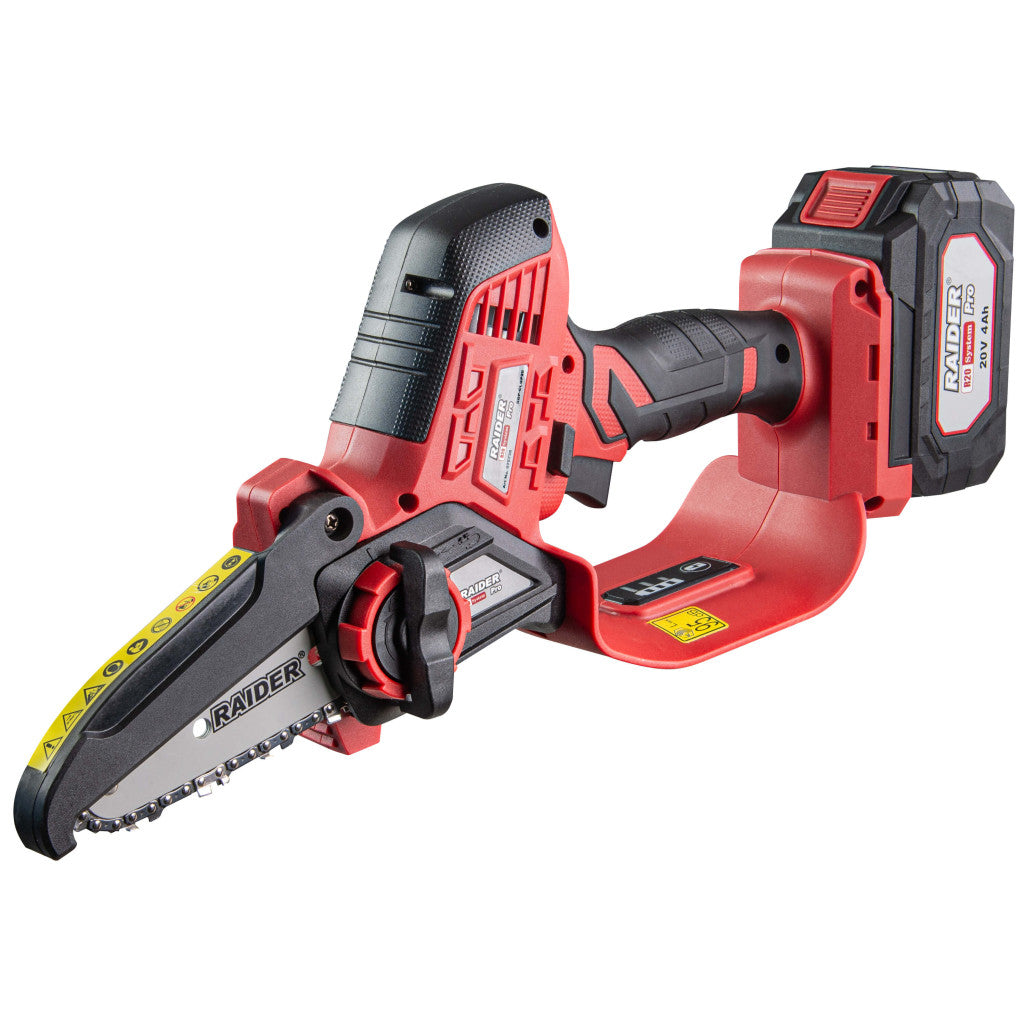 R20 Резачка 100mm (4") SDS 1/4" 1.1mm 28 4Ah RAIDER PRO RDP-CLGP20 – Raider Garden Tools