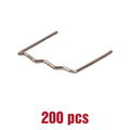 Скоби за поялник за пластмаса "W" 0,8mm 200 бр. Raider Power Tools - BGShopping.net