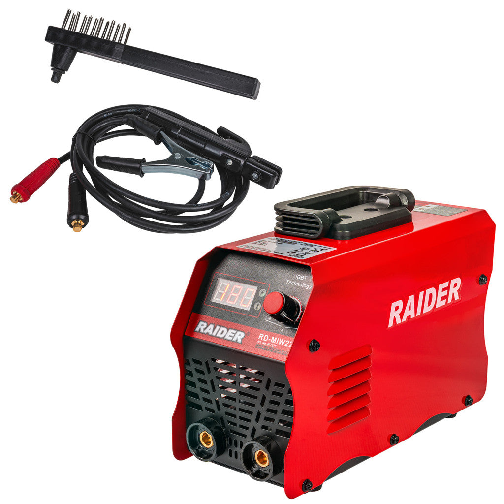 Инверторен електрожен 180A Display RAIDER RD-MIW220 – Raider Power Tools