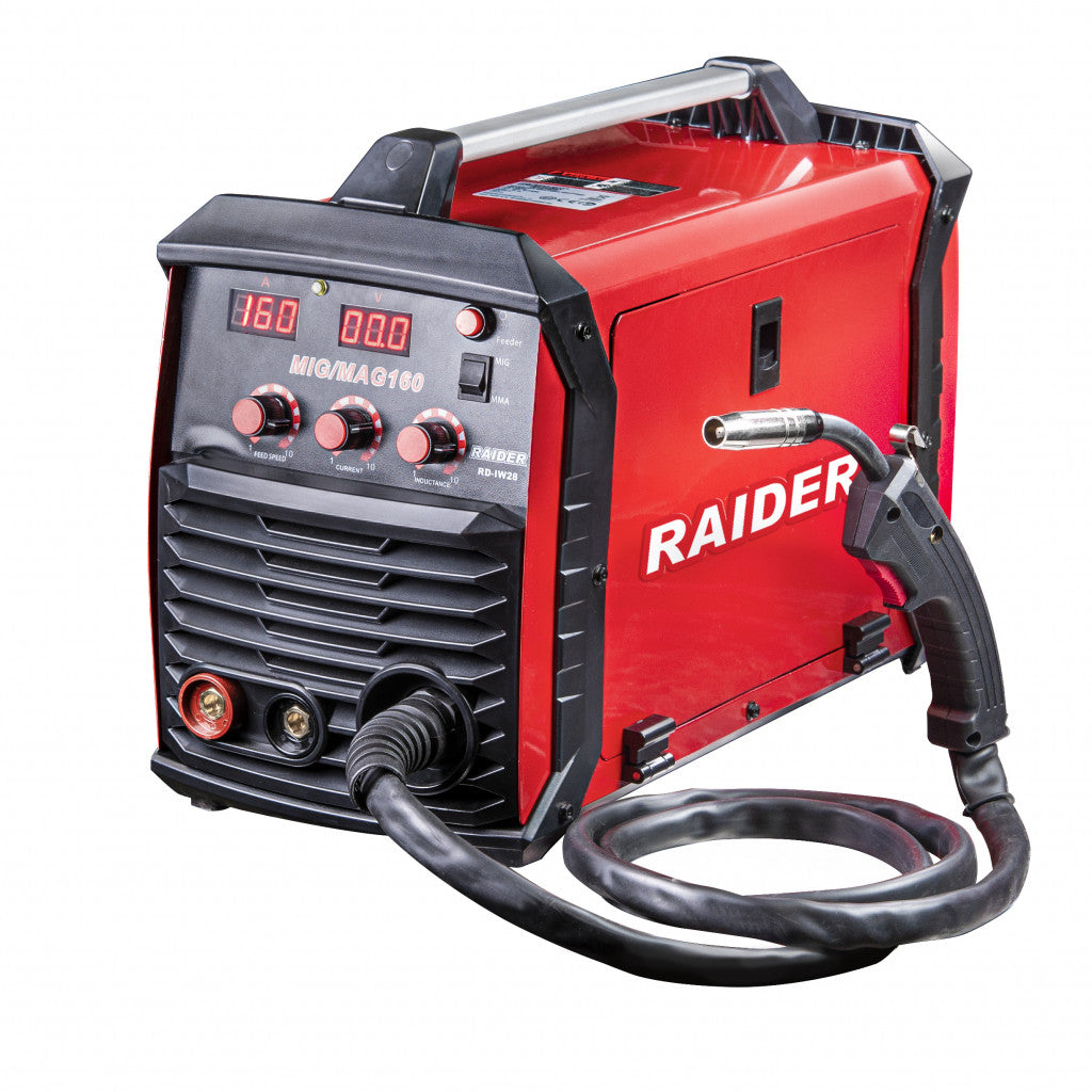 Инверторен електрожен 2в1 MIG/MAG&MMA 160A RAIDER RD-IW28 – Raider Power Tools