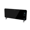 Конвектор със стойка 2kW черно стъкло LED Wi-Fi RAIDER RD-PH04