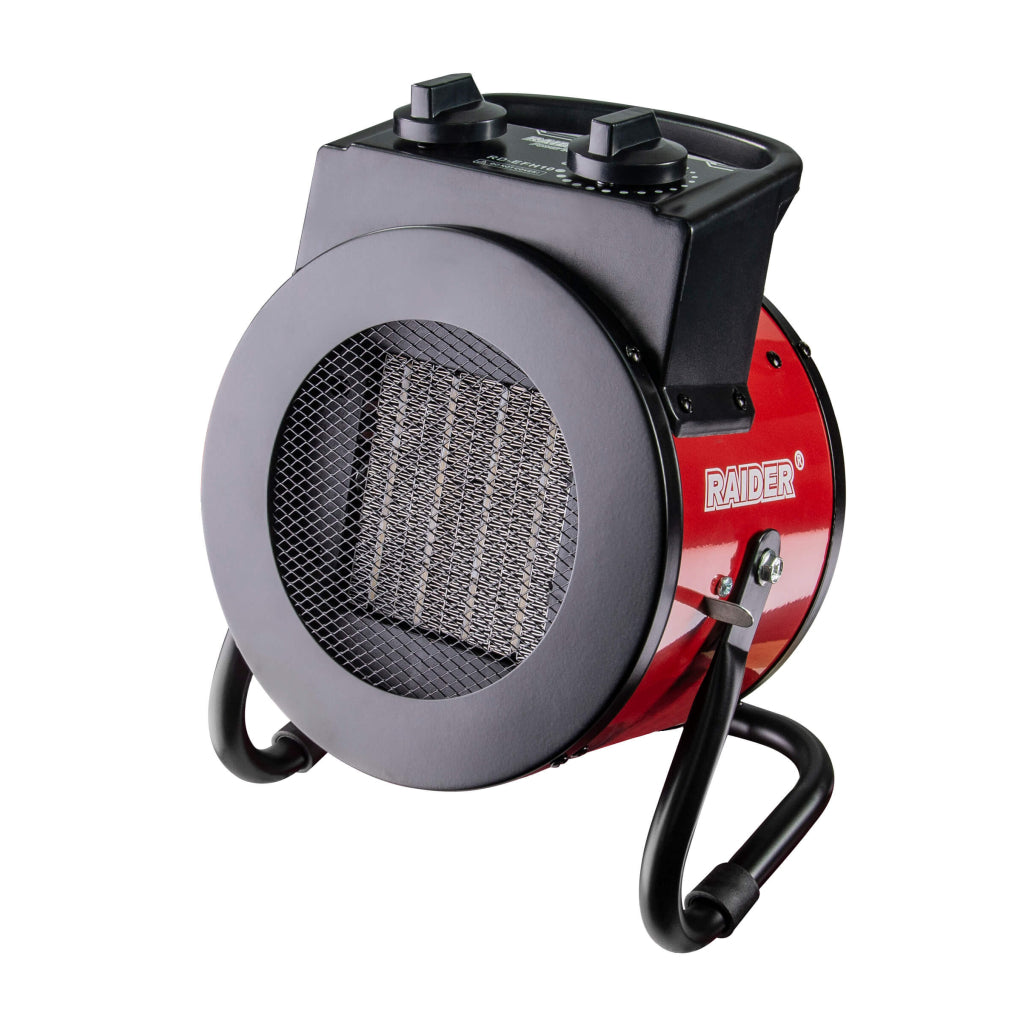 Калорифер електрически  2kW керамичен кръгъл стойка RAIDER RD-EFH10