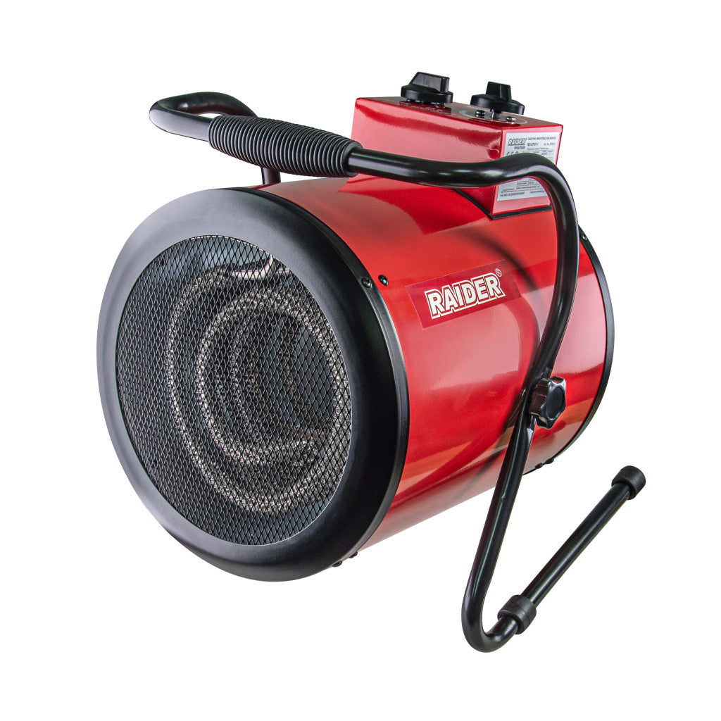 Калорифер електрически 5kW кръгъл на стойка RAIDER RD-EFH11 – Raider Power Tools