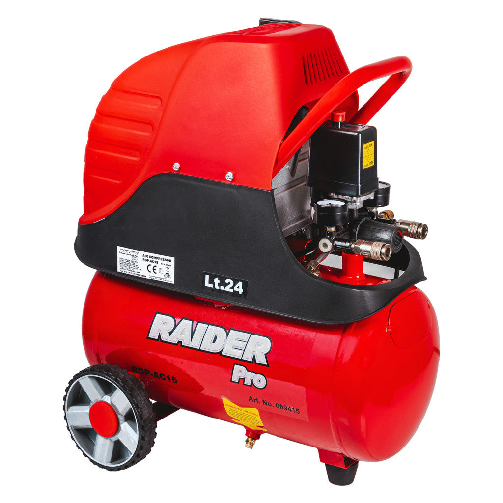Компресор 24L 1.5kW RAIDER PRO RDP-AC15 – Raider Pro