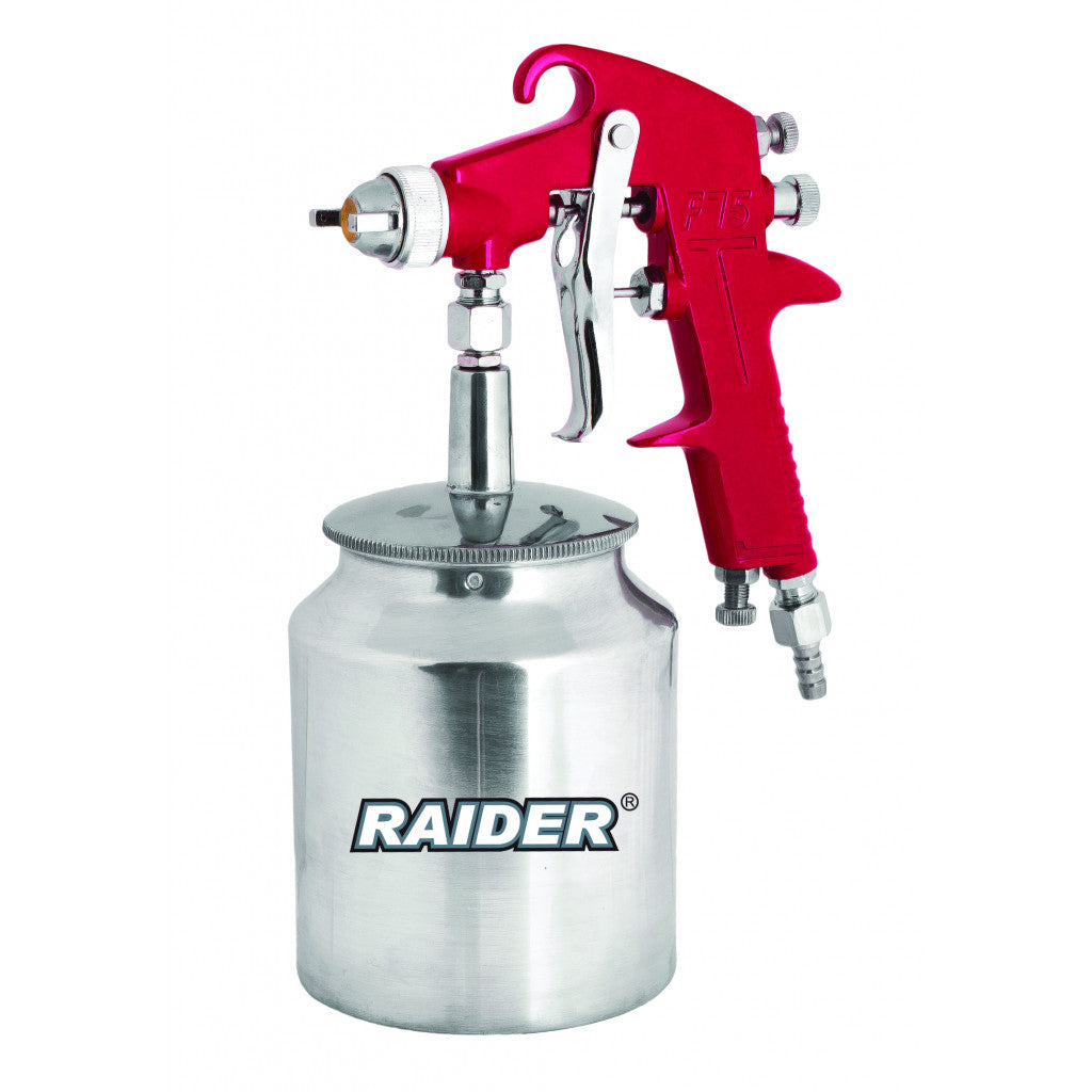 Пистолет за боя долно ø1.5mm 750ml 1/4"RAIDER RD-SG01 – Raider Power Tools