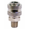 Накрайник пневм. бърза връзка 1/4"M QC04 RD – Raider Power Tools