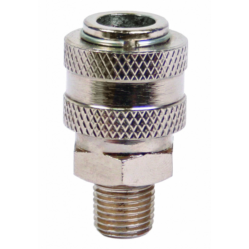 Накрайник пневм. бърза връзка 1/4"M QC04 RD – Raider Power Tools