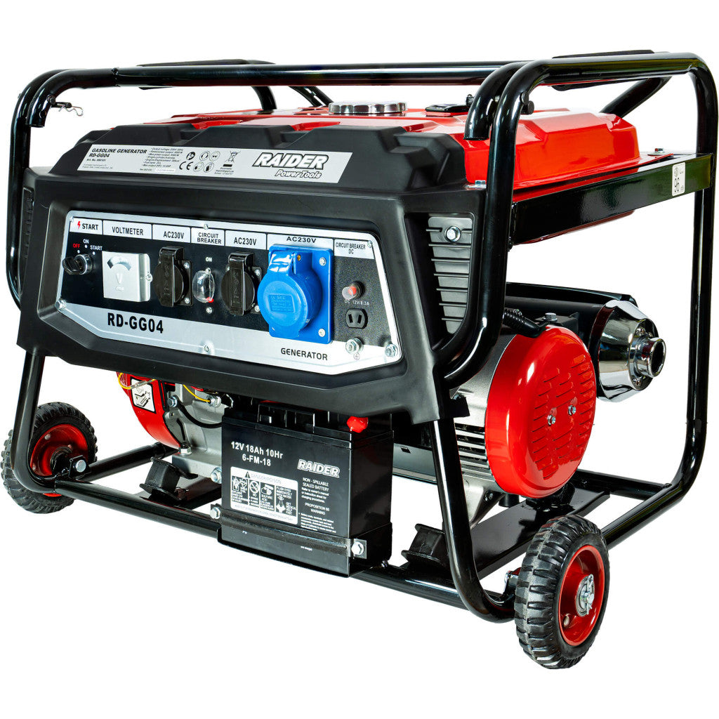 Генератор за ток бензинов 5.5kW ел. стартер RAIDER RD-GG04 – Raider Power Tools