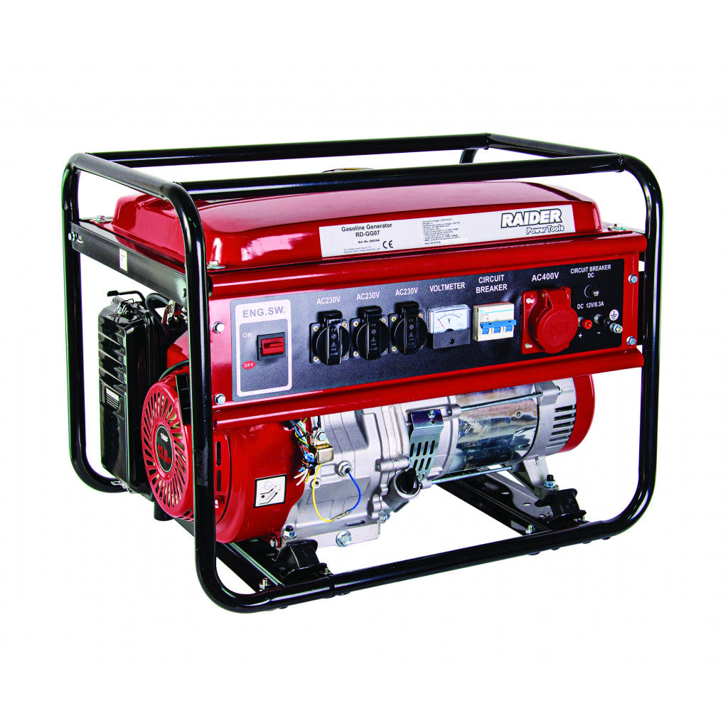 Генератор за ток бензинов 5kW 230V & 380V RAIDER RD-GG07 – Raider Power Tools