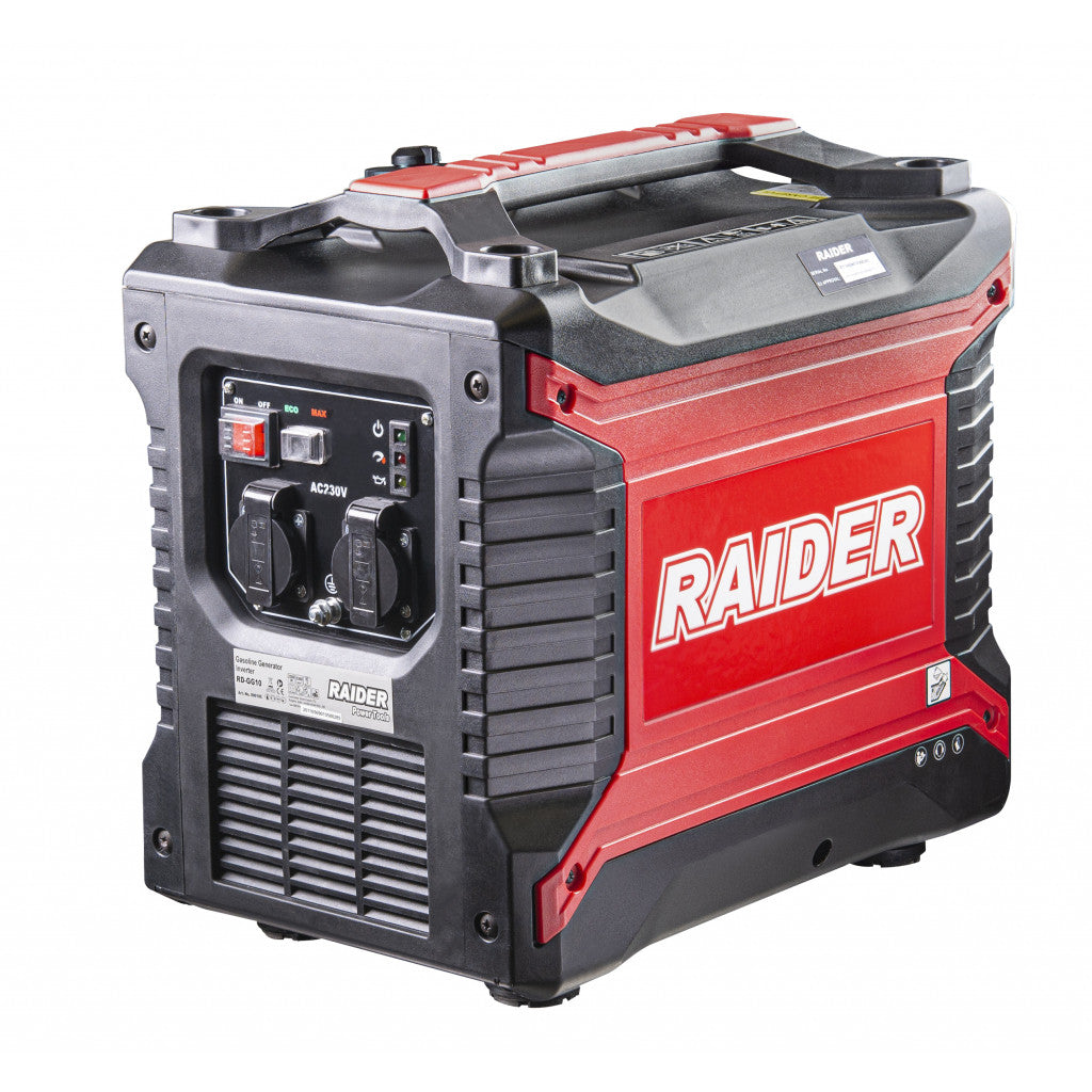 Генератор за ток бензинов 2.5kW инверторен RAIDER RD-GG10 – Raider Power Tools