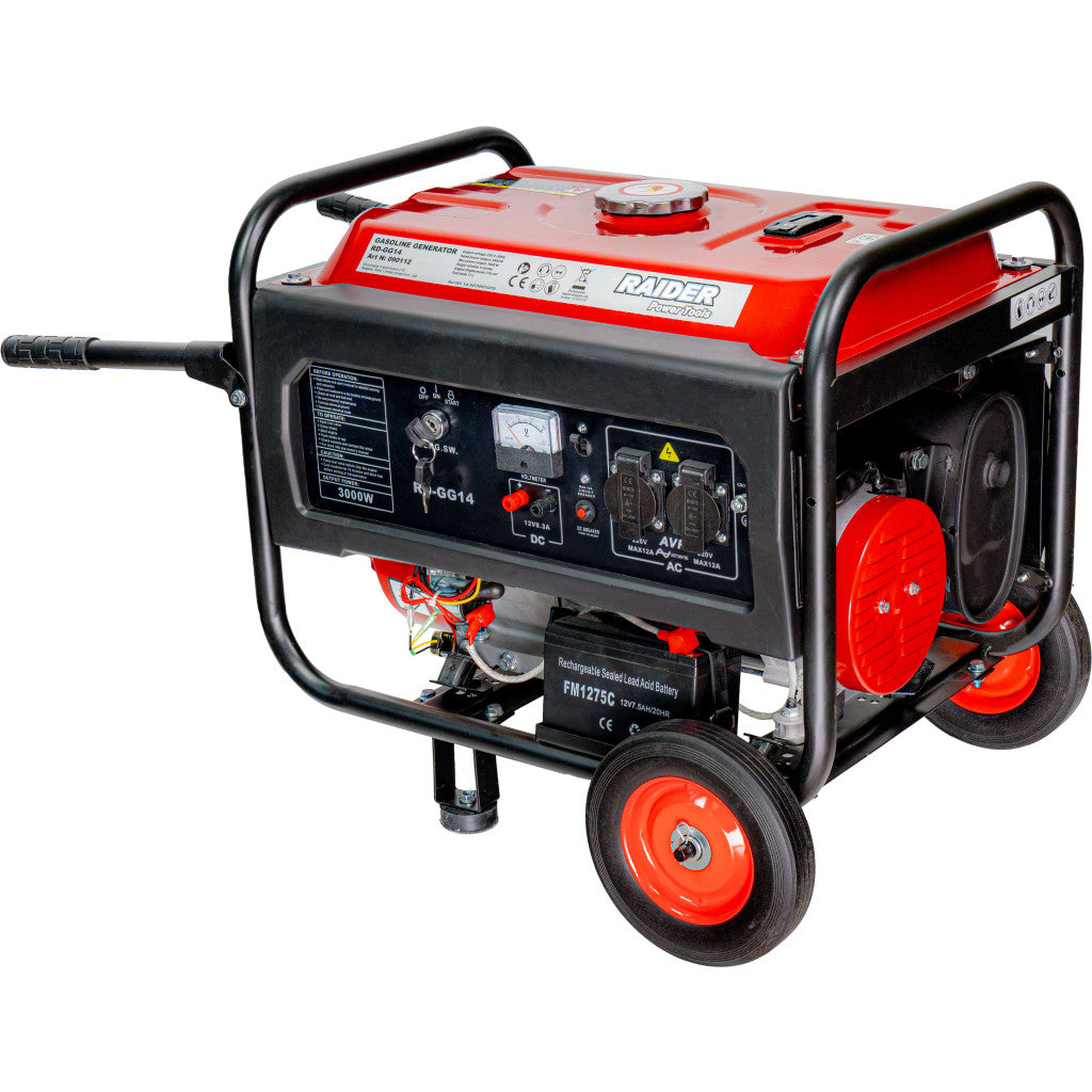 Генератор за ток бензинов 3kW ел. стартер RAIDER RD-GG14 – Raider Power Tools