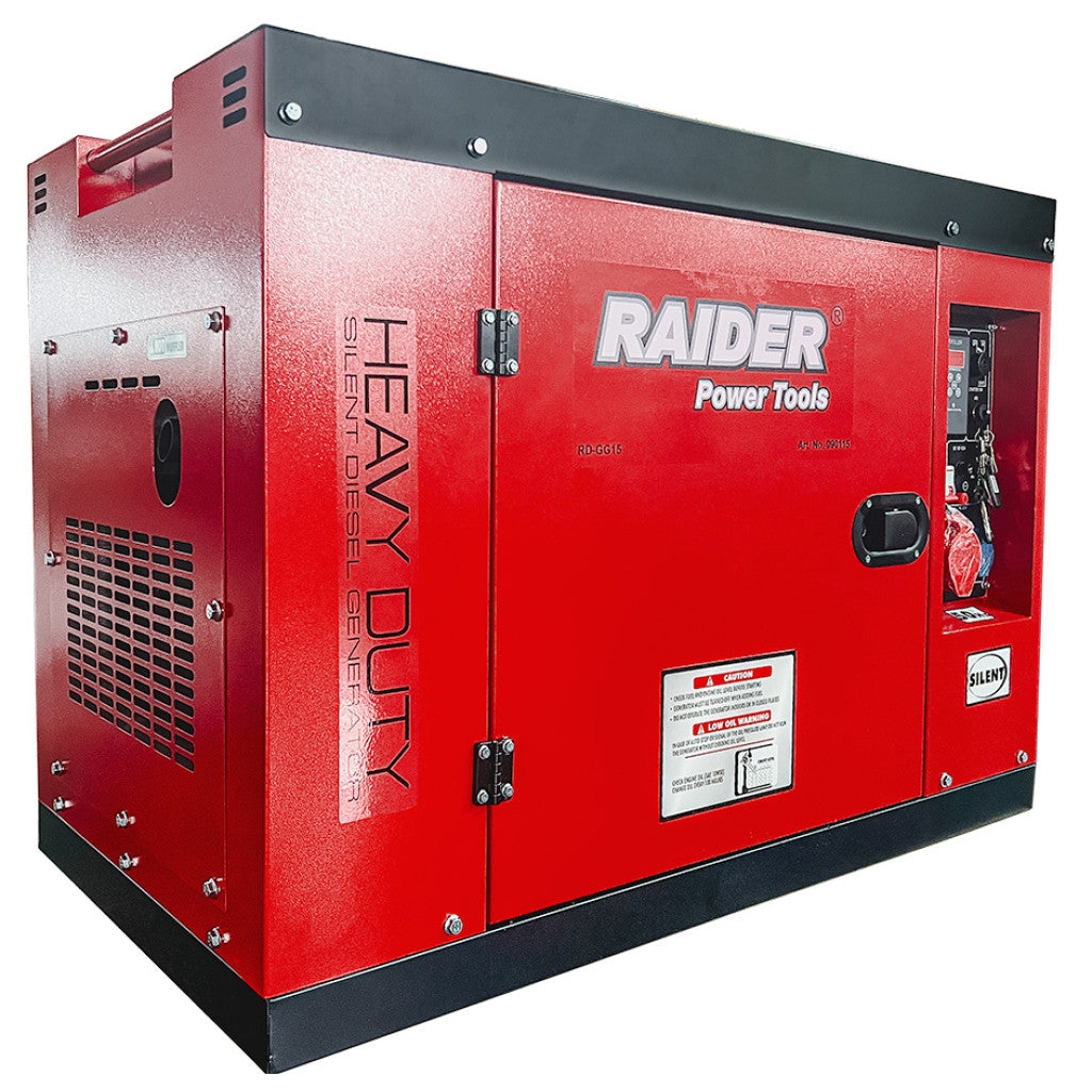 Генератор Diesel 10kW 230V & 380V ел. стартер ATS RAIDER RD-GG15 – Raider Power Tools